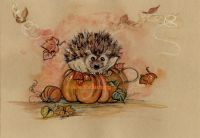 autumn hedgehog